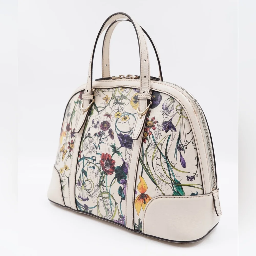 SOLD ❌❌ EUC GUCCI Flora Infinity Top Handle Dome Bag - Picture 3 of 15